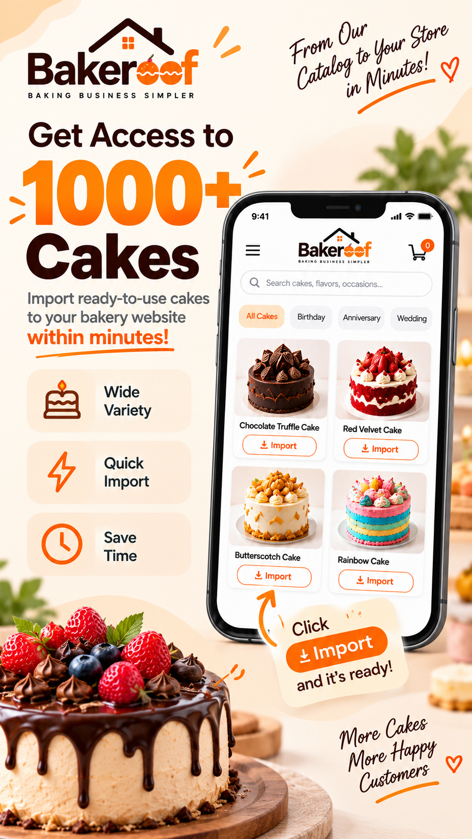 Complete Ready-to-Sell Bakery Menu - Bakeroof Mobile