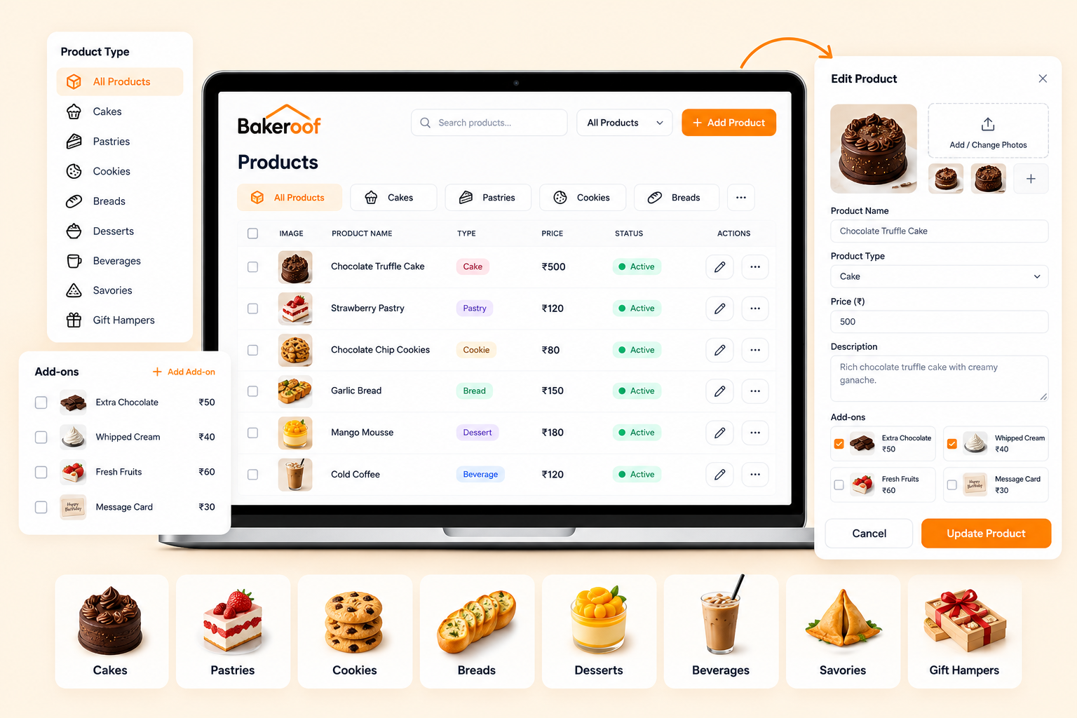 Manage Multi-Category Menu & Order Add-ons 🥐