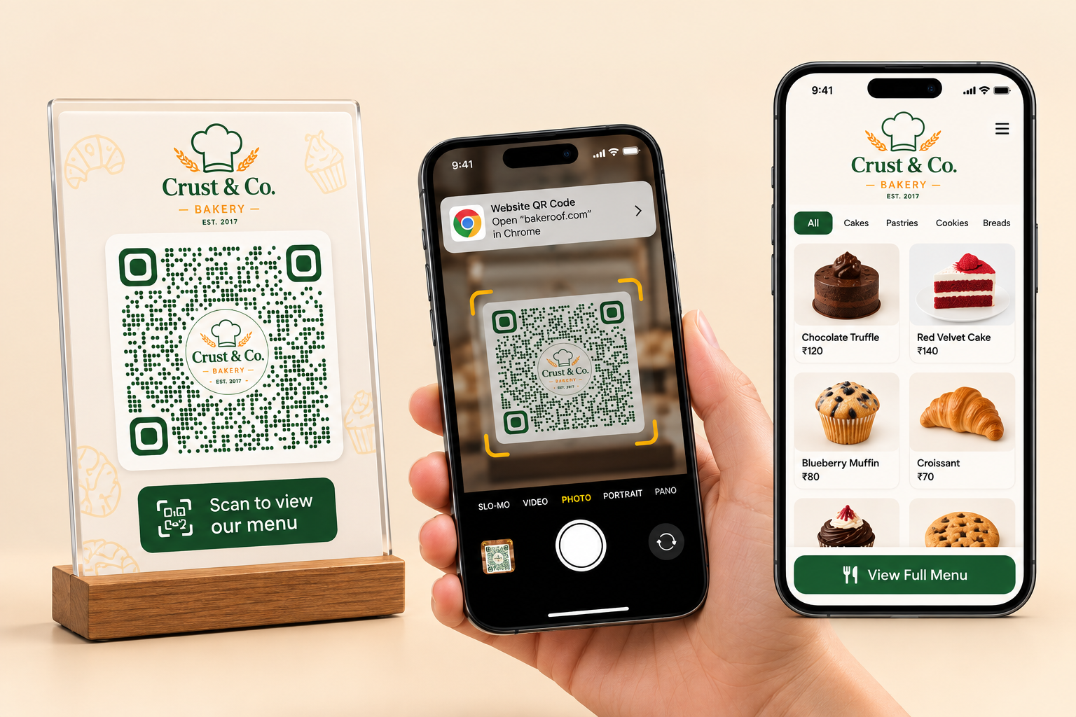 From Table Standee to Instant Digital Menu in 3 Seconds 📲